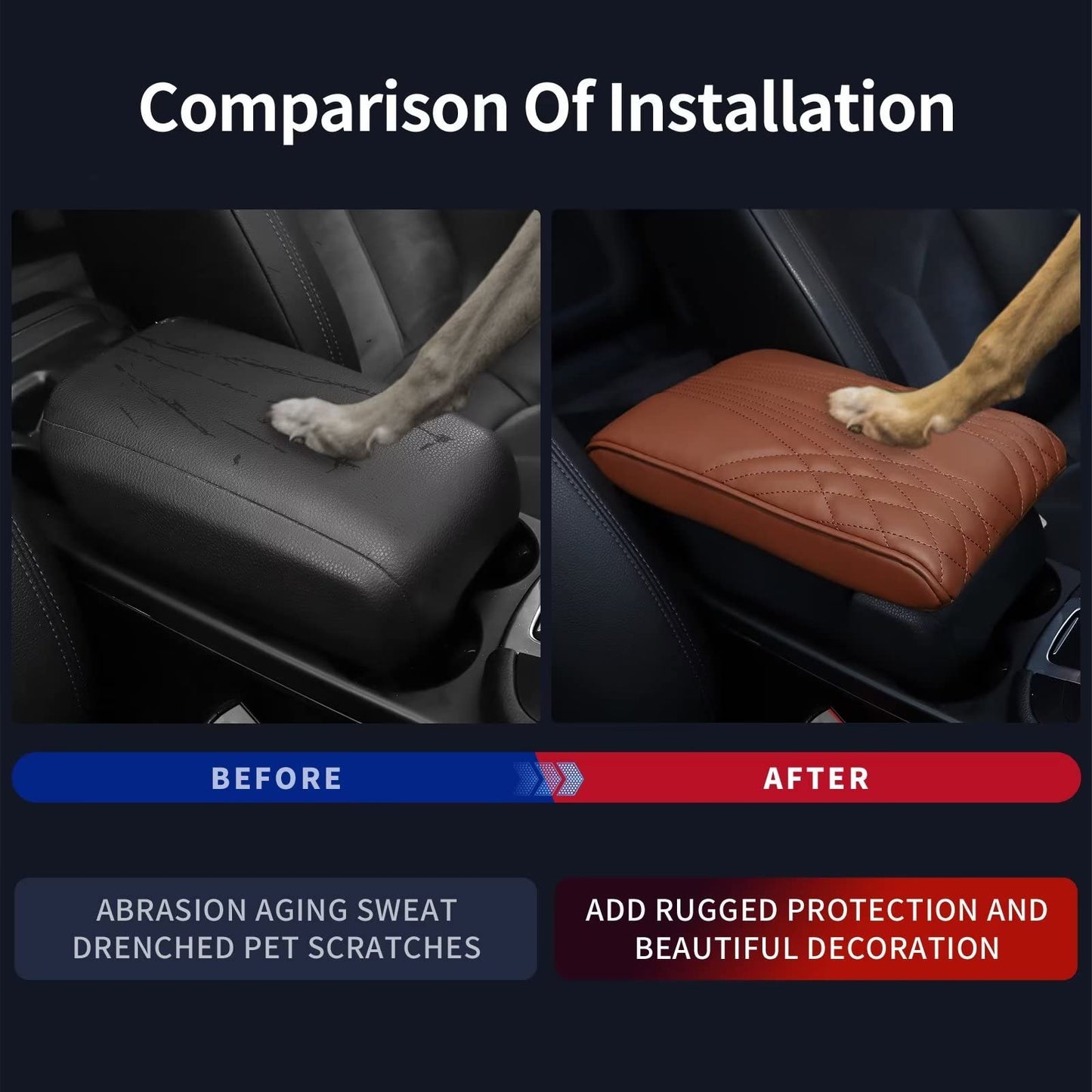 Almohadilla del reposabrazos del coche-ES