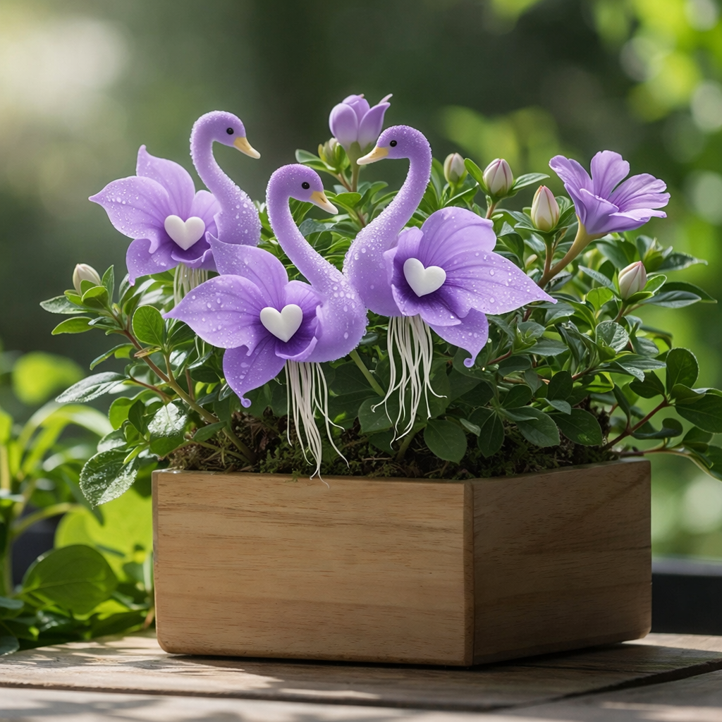 🔥 Proljetni popust -50%! ✨ Šarmantni cvjetovi "Purple Swan Blossom" – jedinstvena ljepotica za vaš vrt-HR