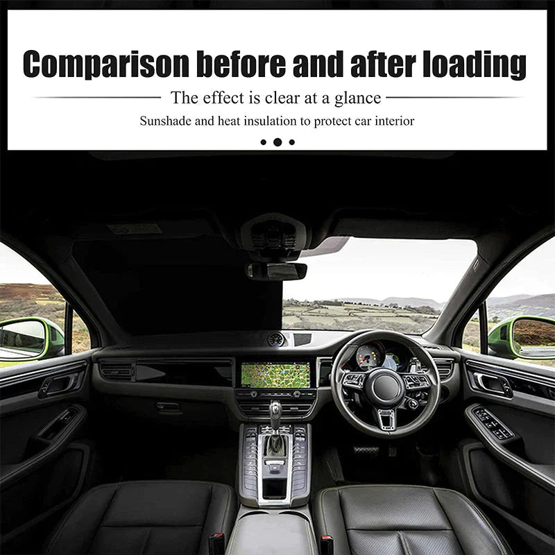 Parasol para coche, protector térmico para parabrisas.-ES