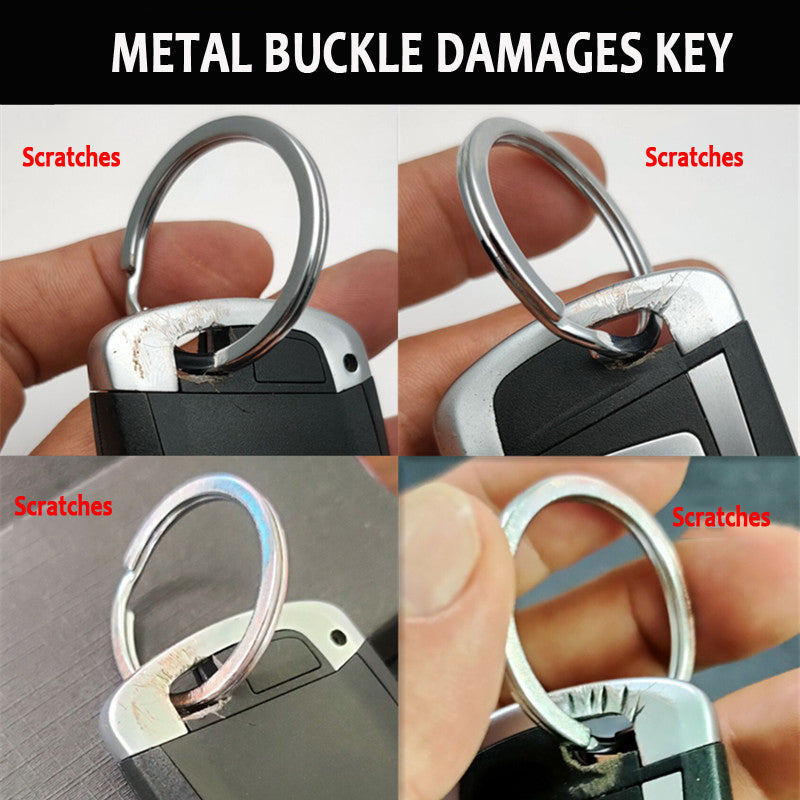 🎉Visokokakovosten obesek za ključe iz pravega usnja za avto-SI