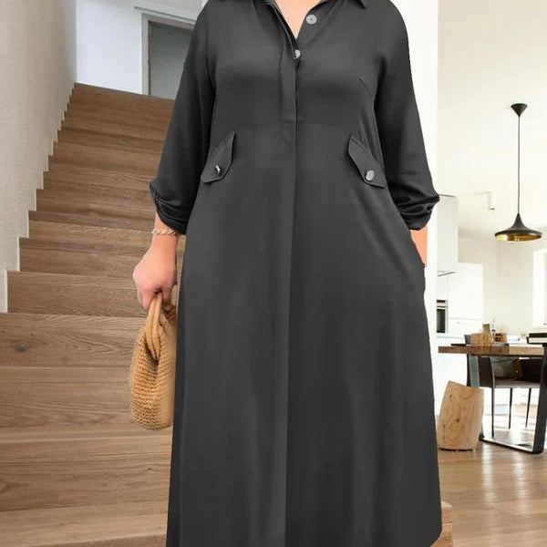 Gombos ing és széles szárú nadrág, kétrészes szett