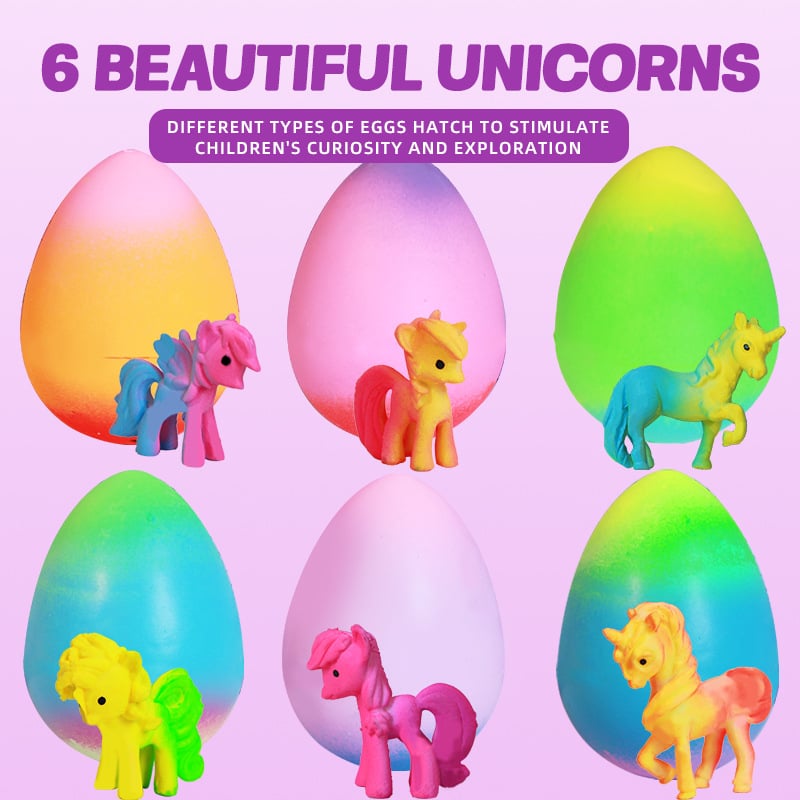 🦄Συσκευασία 6 αυγών εκκόλαψης μονόκερου για καλλιέργεια-GR