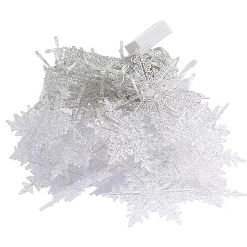 📢📢¡50% DE DESCUENTO!⏰⏰Luces LED de cortina con forma de copo de nieve-ES