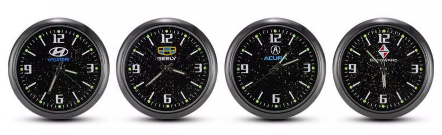 Vroča razprodaja ✨50 % popusta ✨Svetleča kvarčna avtomobilska ura-SI