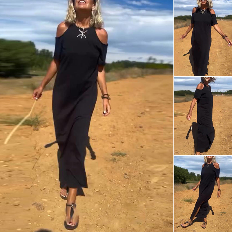 Nova moderna ležerna uska haljina-HR