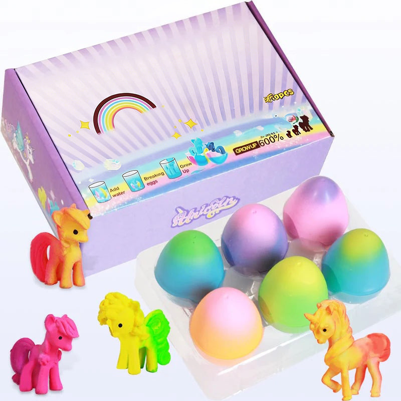 🦄Συσκευασία 6 αυγών εκκόλαψης μονόκερου για καλλιέργεια-GR