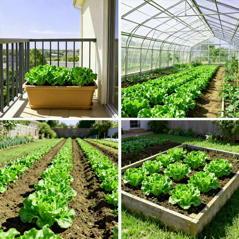 🌱 Cultiva tu propia lechuga italiana a partir de semillas: crujiente, dulce y fácil de cosechar.-ES