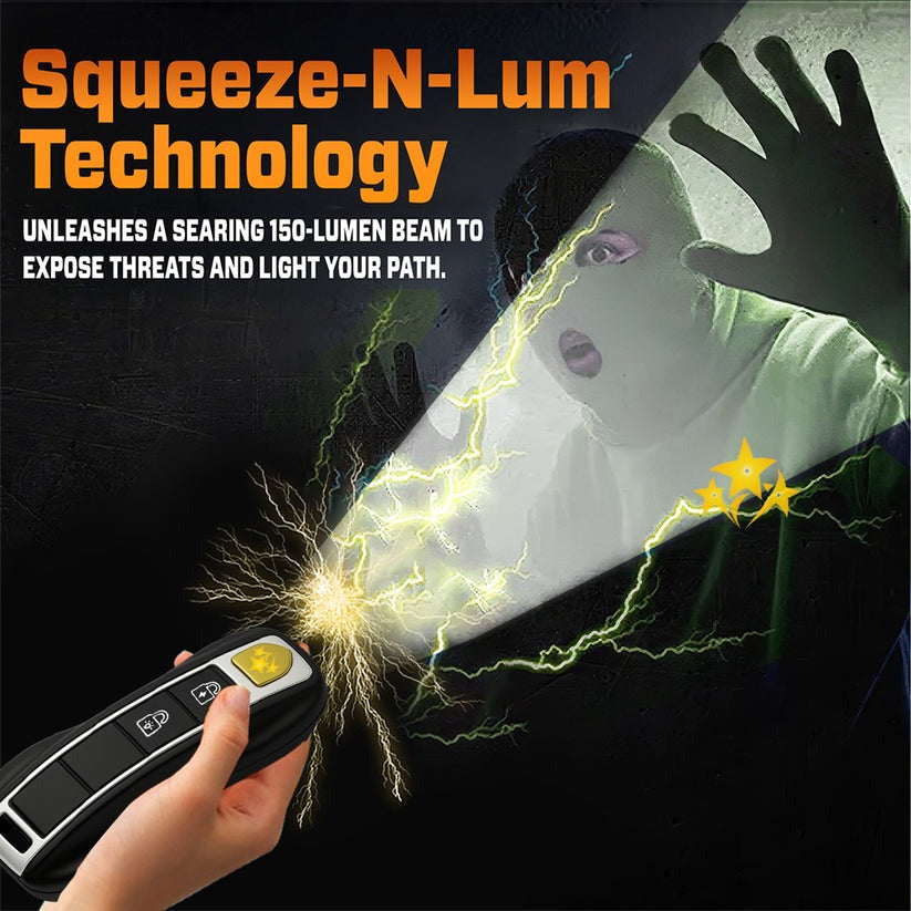🛡️VORTAC V57 omejena izdaja 2025, avtomobilski ključ z elektrošokerjem-SI