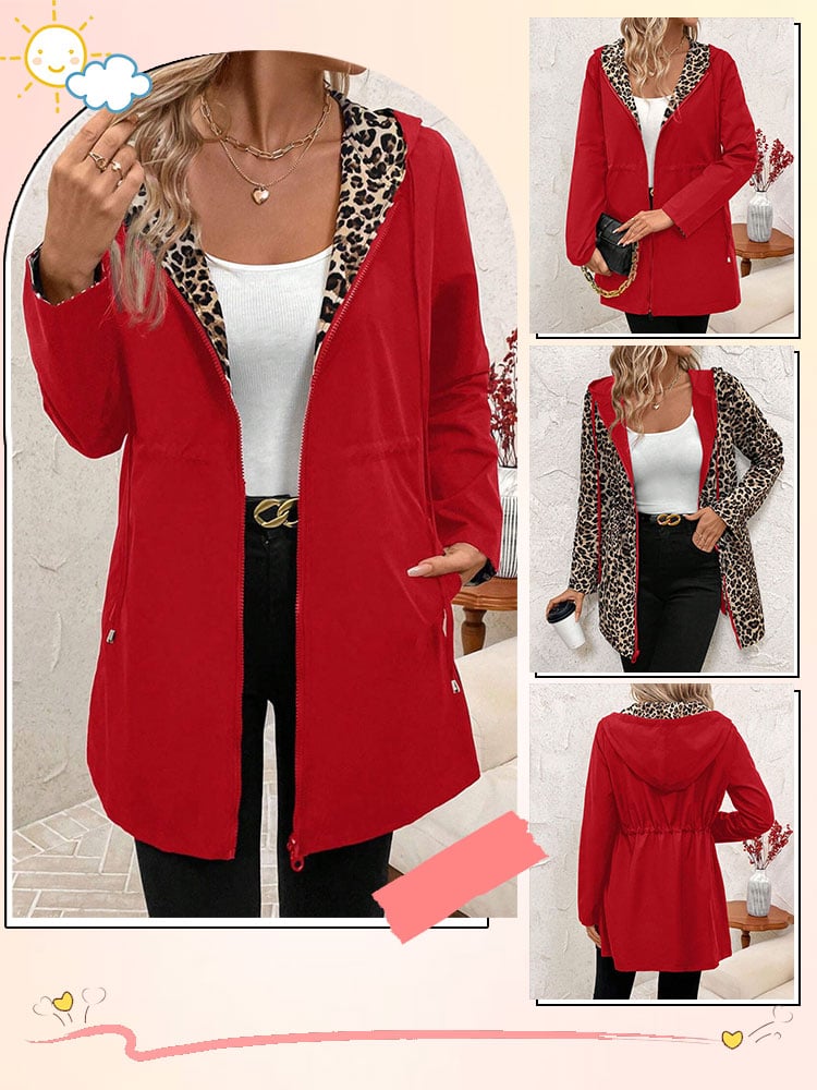 Dvipusis gobtuvas su leopardo raštu-LT