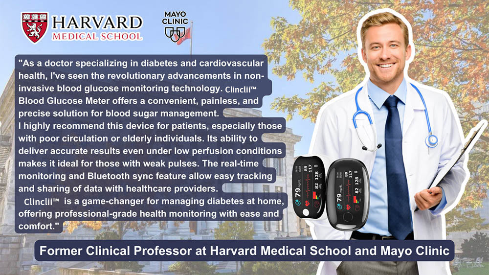 【🎁Especial de Navidad🎄】Oxímetro de pulso de dedo GlucoSense con clip - Versión en inglés (LED de cuatro colores)-ES