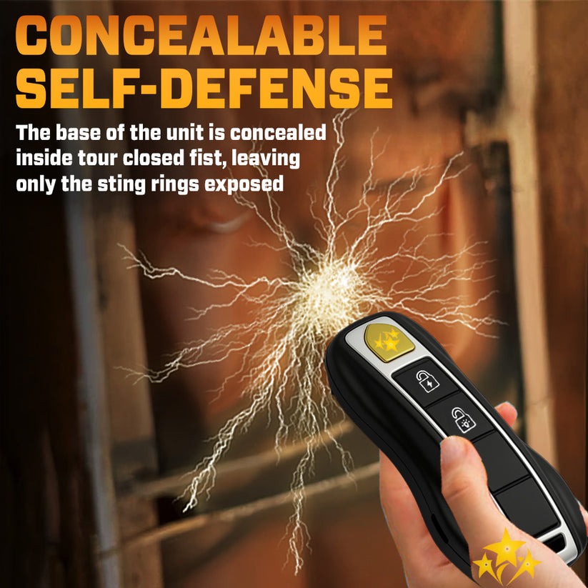 🛡️VORTAC V57 omejena izdaja 2025, avtomobilski ključ z elektrošokerjem-SI