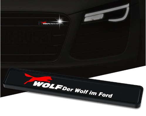 Venta caliente ✨50% de descuento ✨Lámpara LED elegante y atmosférica con logotipo para la parrilla central de su automóvil-ES