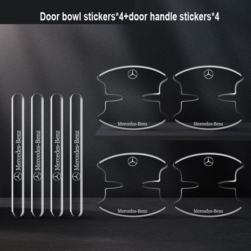 Sutirštinti automobilio durelių klijai su logotipu ✨8 vnt.✨--LT