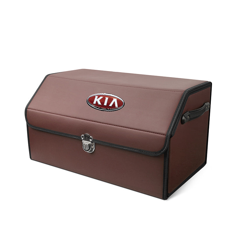 Δερμάτινη θήκη αποθήκευσης για το πορτμπαγκάζ του αυτοκινήτου-GR