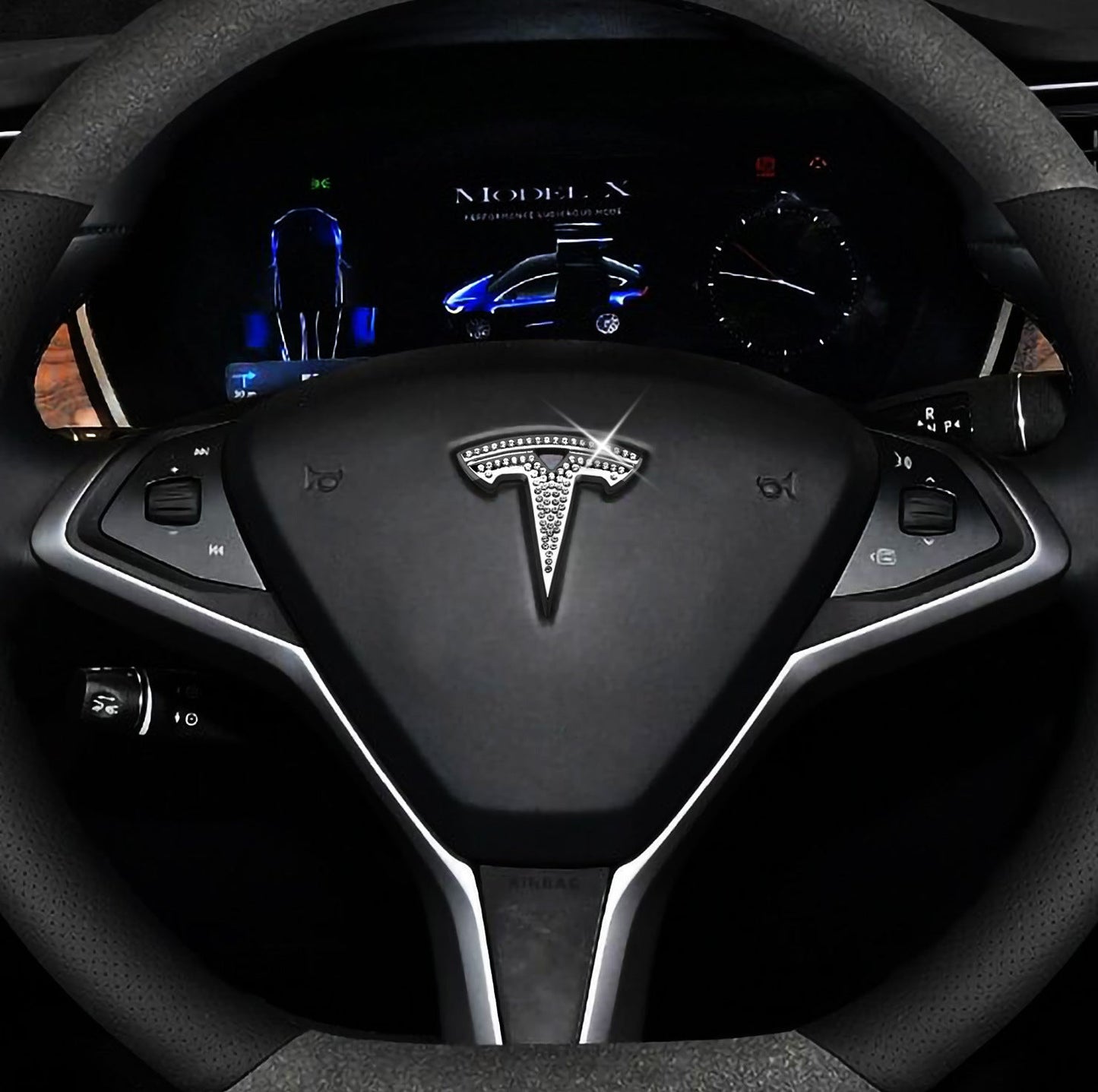 Adhesivo de cristal para volante-ES