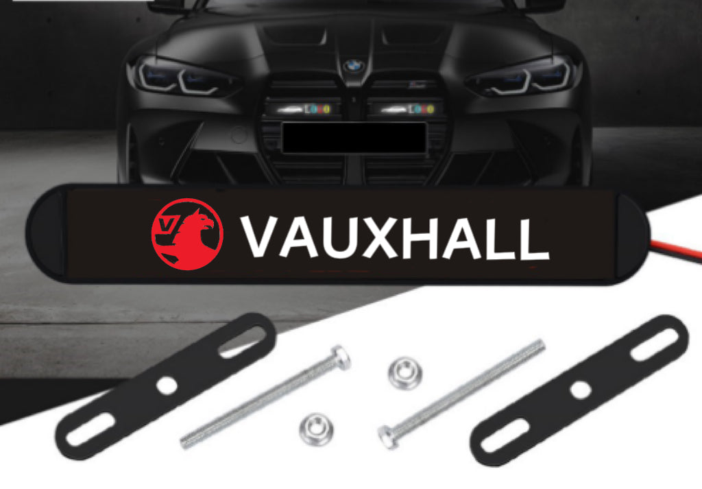 Venta caliente ✨50% de descuento ✨Lámpara LED elegante y atmosférica con logotipo para la parrilla central de su automóvil-ES