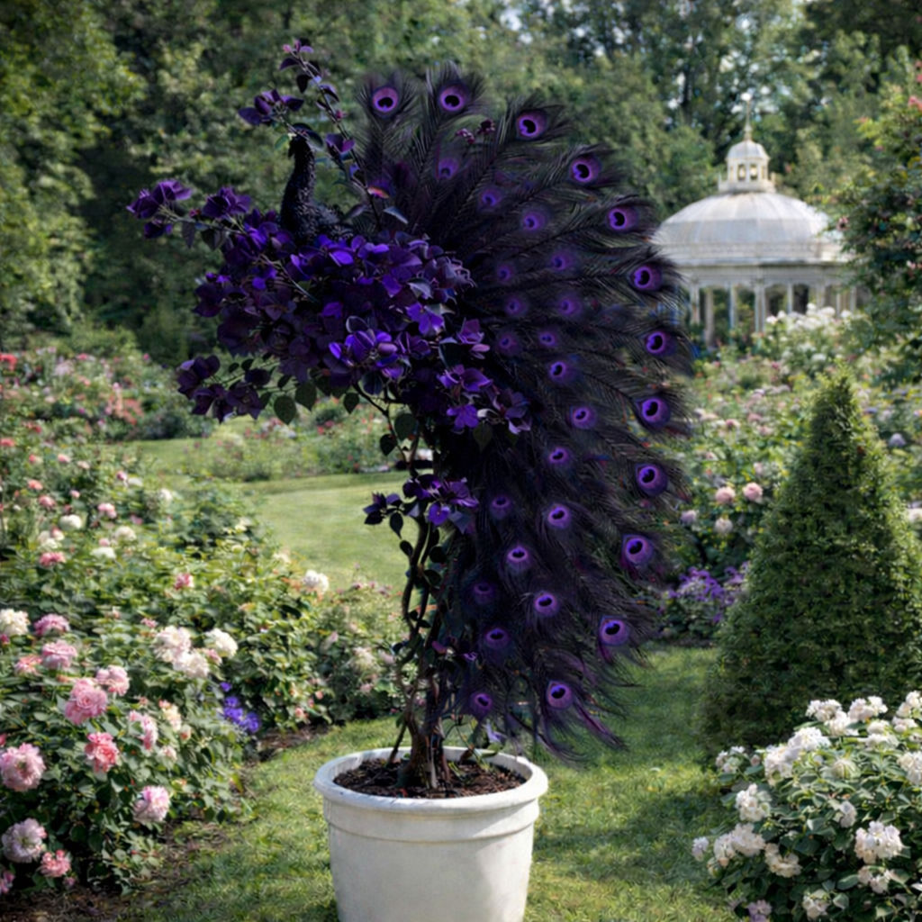 Semillas de buganvilla pavo real: embellece tu jardín con elegantes flores de pavo real.-ES
