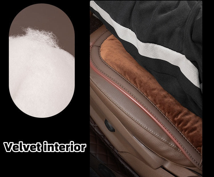 Κοντό βελούδινο μαξιλάρι για χειμερινά καθίσματα αυτοκινήτου-GR