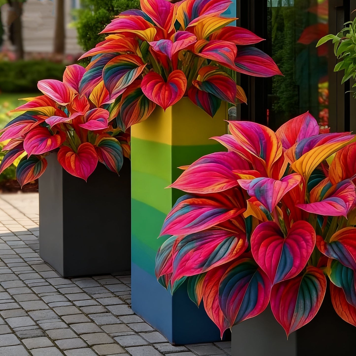 🌈🔥 Hostas de llama arcoíris de edición limitada: follaje multicolor raro, exclusivo de nuestra tienda 🌸-ES