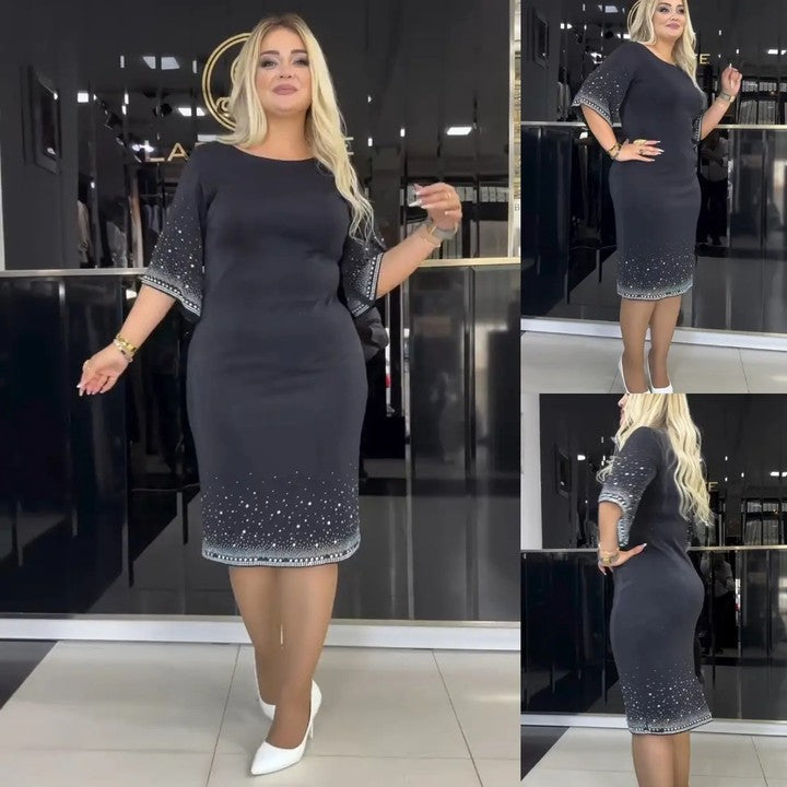 [S-5XL]Νέο, υψηλής ποιότητας, κομψό φόρεμα-GR