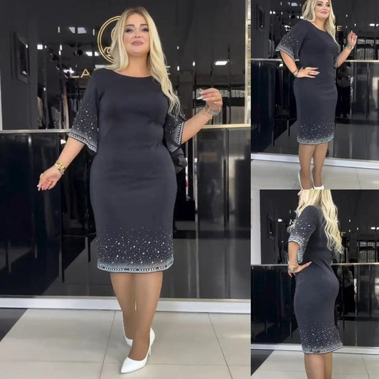 [S-5XL]Nauja, aukštos kokybės, elegantiška suknelė-LT