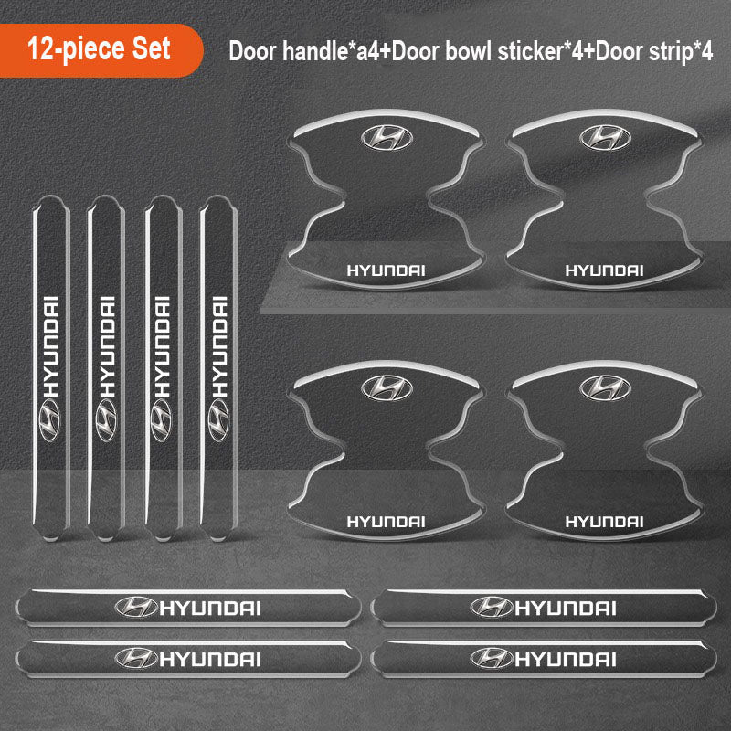 Sutirštinti automobilio durelių klijai su logotipu ✨8 vnt.✨--LT