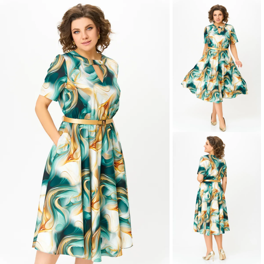 😎💃Νέα προϊόντα για το καλοκαίρι💥[S-5XL]Φόρεμα από σιφόν σε μεγάλο μέγεθος | Άνετο και αέρινο-GR