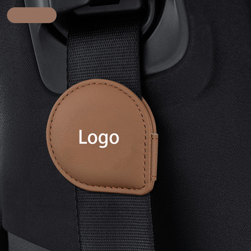 „LuxeHold“ saugos diržo reguliatorius – aukščiausios kokybės jaučio odos ir logotipo suasmeninimas-LT