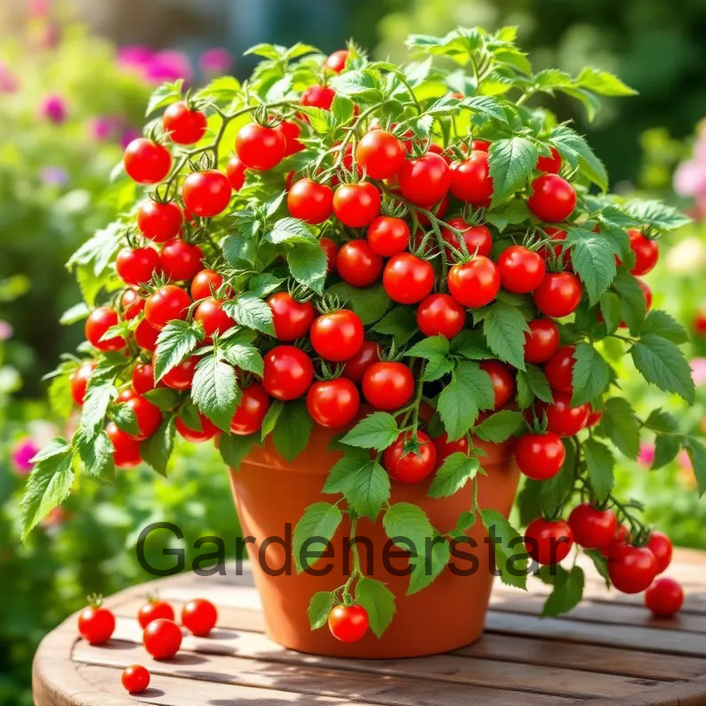 🍅🍅Nykštukinių pomidorų sėklos vazonėliuose-LT