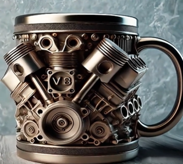 Κούπα σε σχήμα 3D - Η τέλεια ισορροπία σχεδιασμού και λειτουργικότητας-GR