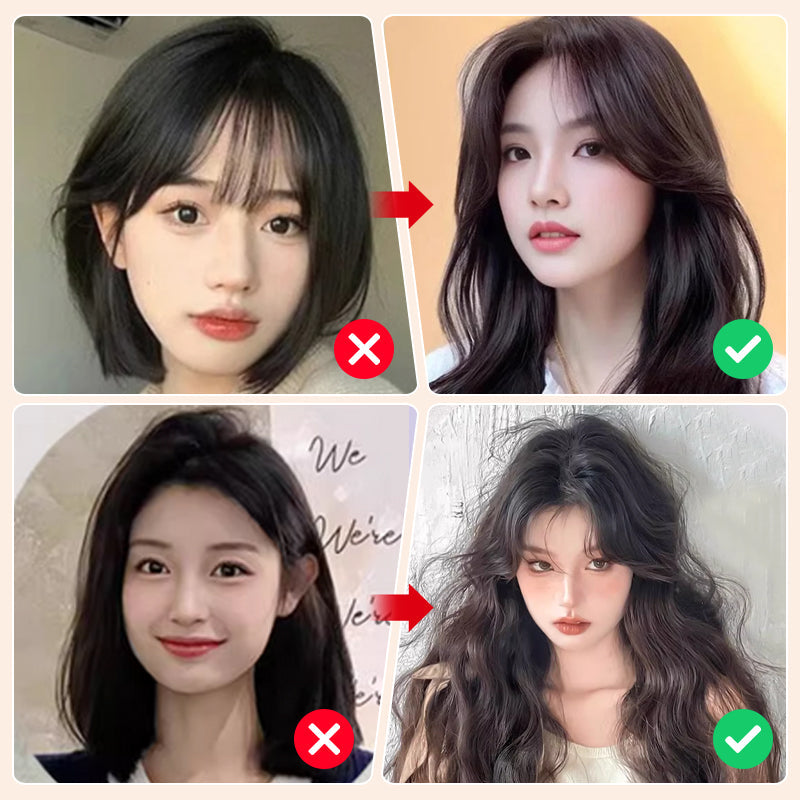 💖 ¡50% de descuento ahora! Peluca larga ondulada con degradado para mujer: aspecto natural, gorro ajustable y fibras resistentes al calor para un estilo diario.-ES