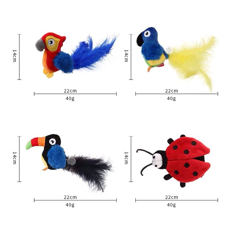 🐱 JUGUETE PARA GATOS CON MEJILLAS ACTUALIZADO 🐦-ES