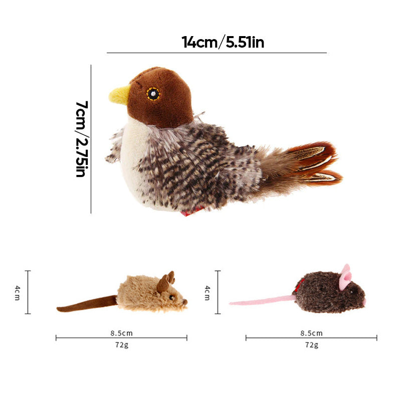 🐱 JUGUETE PARA GATOS CON MEJILLAS ACTUALIZADO 🐦-ES