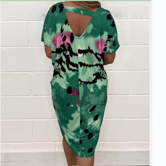 💖Vestido estampado casual 2025-ES