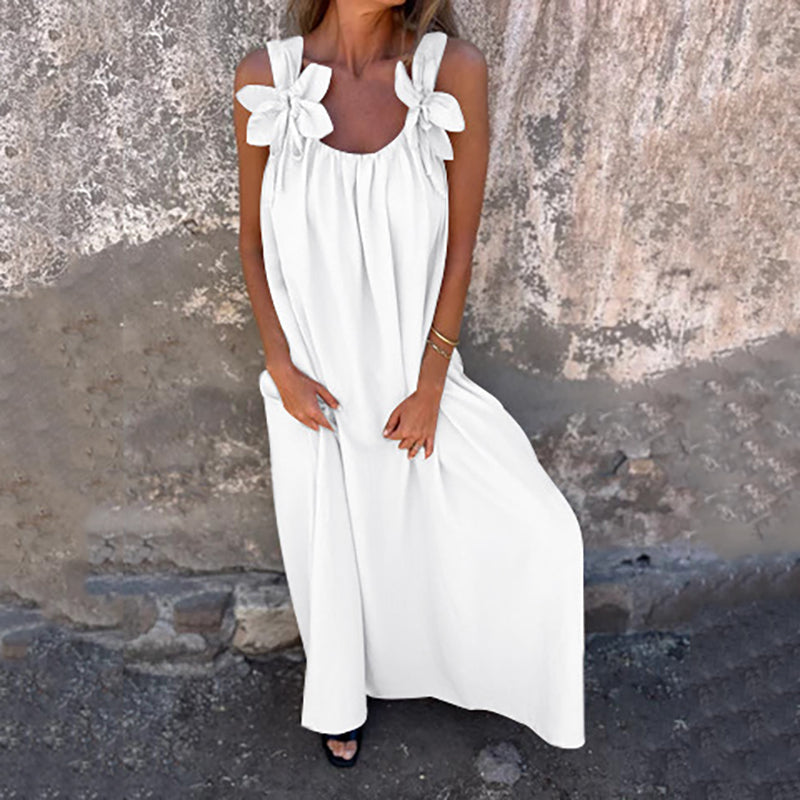 💐 Vestidos elegantes con escote floral para mujer-ES