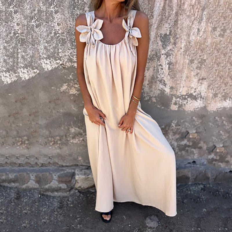 💐 Vestidos elegantes con escote floral para mujer-ES