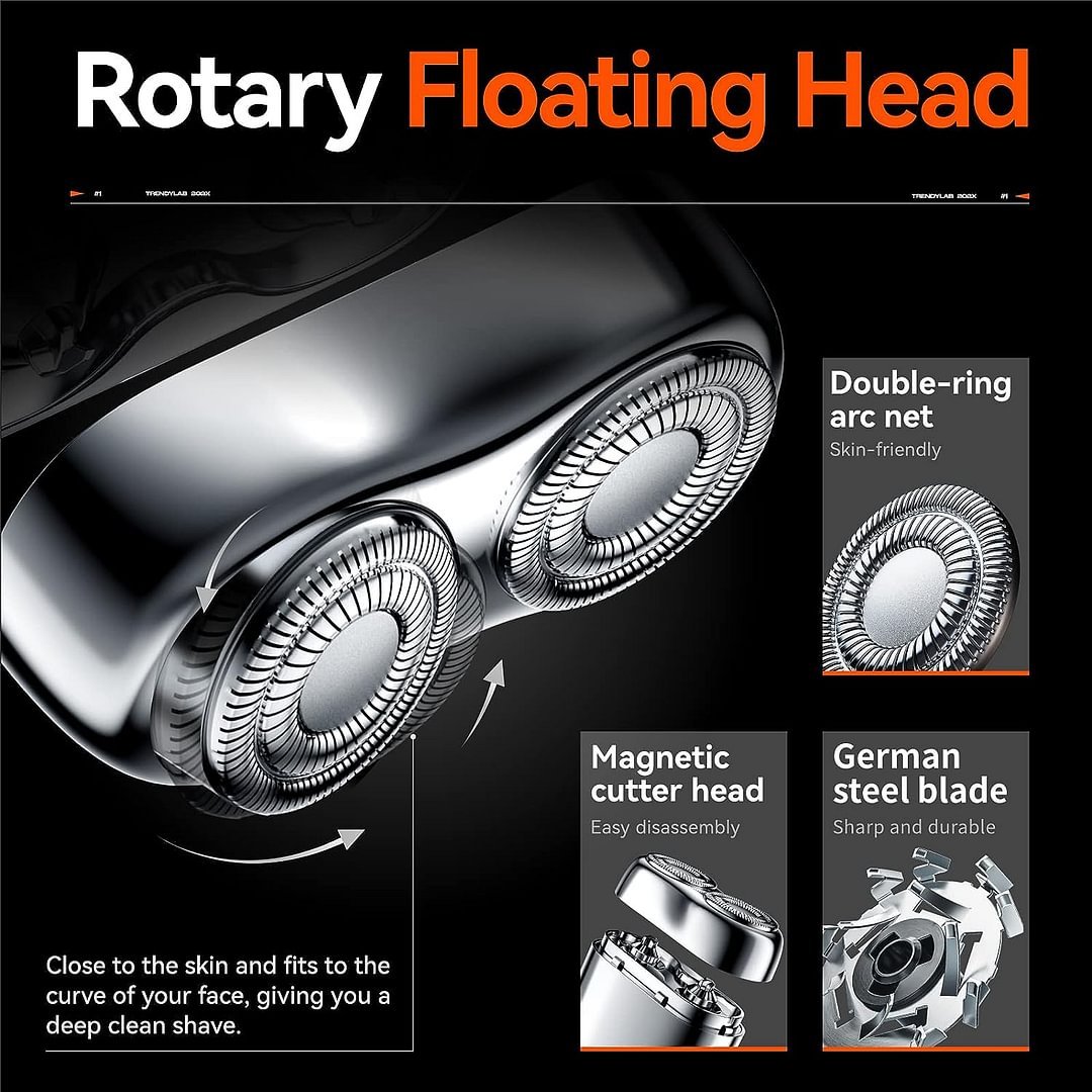 ✨2025 Nadgradite mini moški brivnik USB-SI