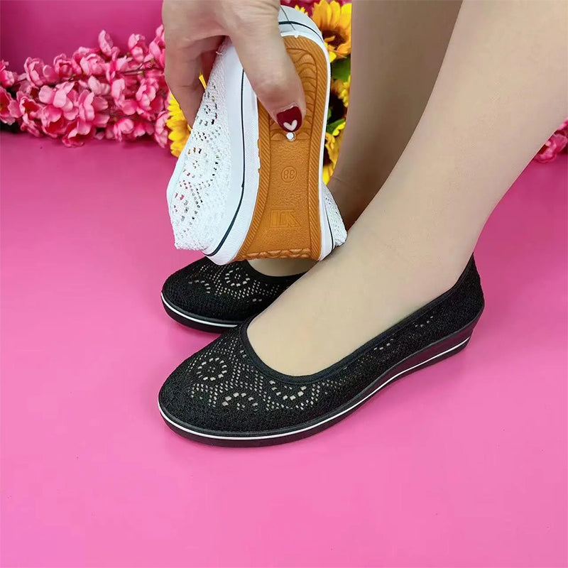 Zapatos de plataforma transpirables y antideslizantes para mujer.-ES