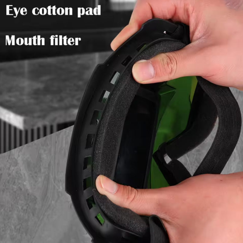 ⚡Máscara protectora de soldadura de rostro completo con oscurecimiento automático✨-ES