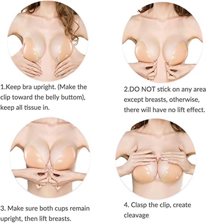 👙 Αόρατο αυτοκόλλητο σουτιέν push-up-GR