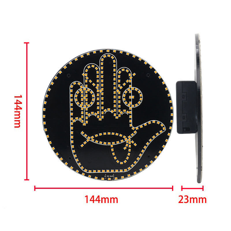 LED lučka za armaturno ploščo za izražanje in geste za zadnje steklo avtomobila-SI