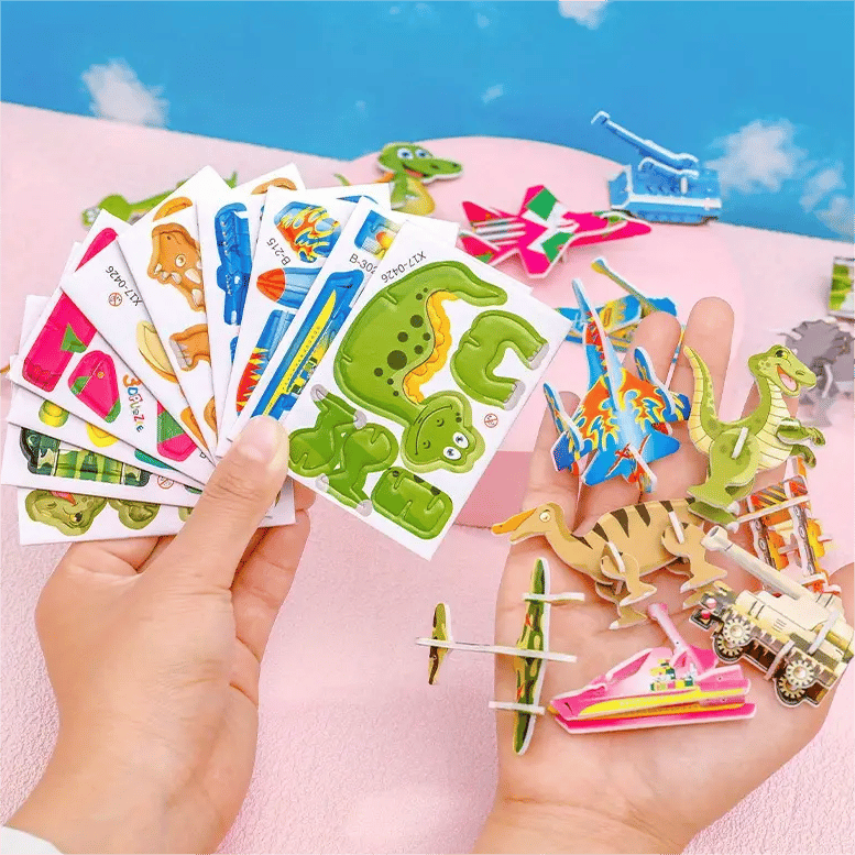 🎁Último día de la promoción: 50% de descuento🔥 Rompecabezas educativo 3D de dibujos animados 2025-ES