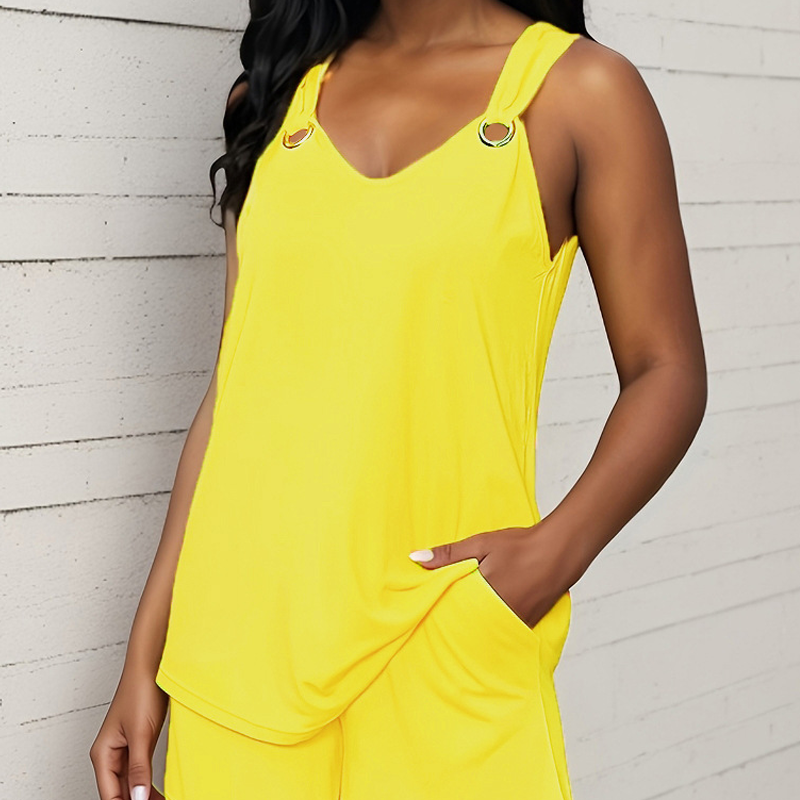 Σετ 2 τεμαχίων - αμάνικο τοπ και σορτς-GR