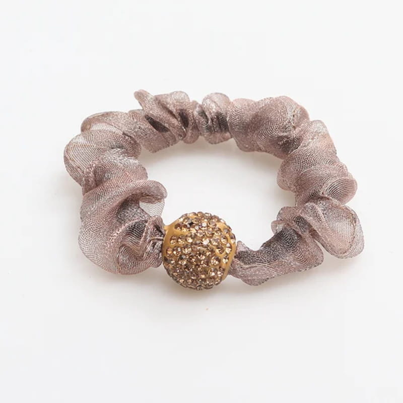 🔥✨Αγοράστε 1, πάρτε 2 δωρεάν💕Κομψές λαστιχάκια μαλλιών από κρυστάλλινο πλέγμα-GR