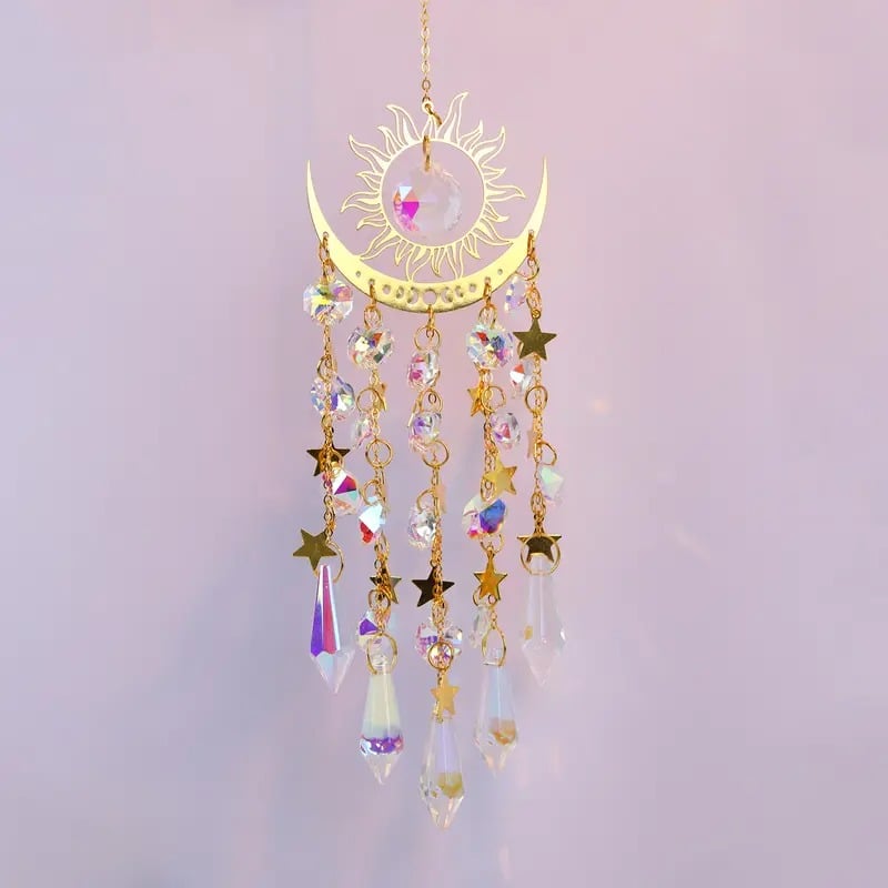 🌙Amuleto de cristal lunar para exteriores-ES