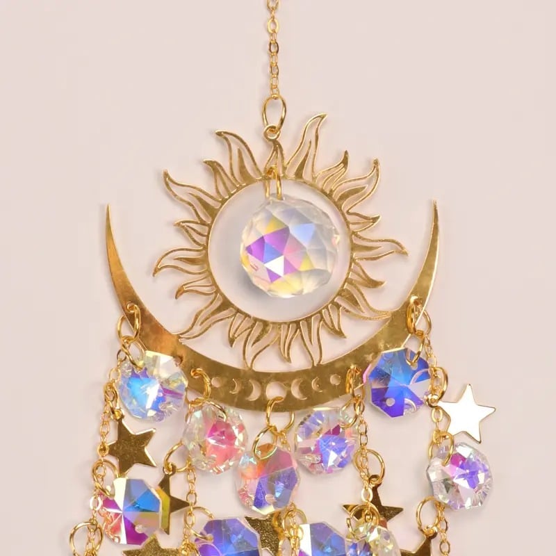 🌙Amuleto de cristal lunar para exteriores-ES