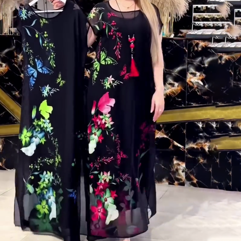 👗Elegantne cvjetne haljine od tila za žene🌸-HR