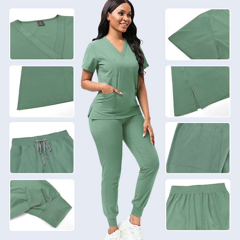 Un conjunto de delantales protectores cómodos y funcionales.-ES