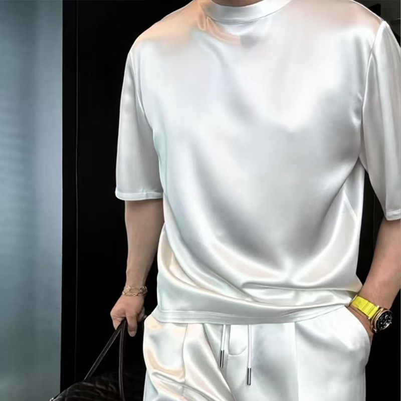 Vyriška laisvalaikio stiliaus palaidinė ir dviejų dalių bermudų komplektas-LT