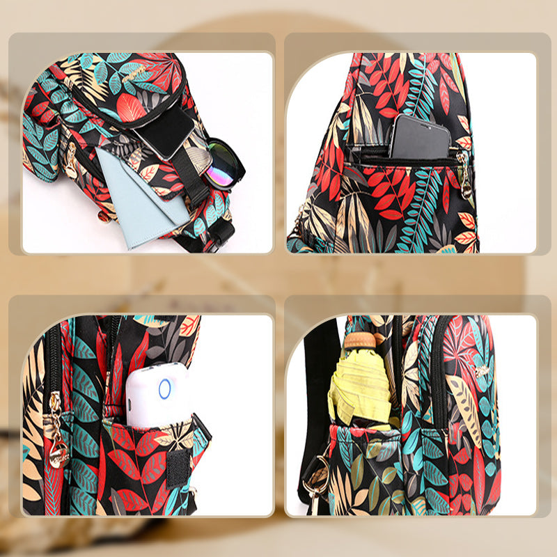 Lengva, vandeniui atspari, daugiafunkcinė kuprinė su spauda-LT